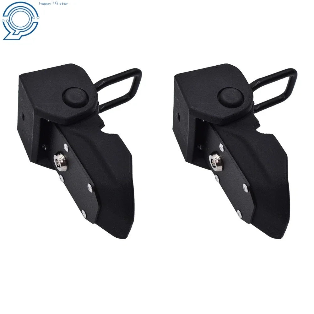 Set of 2 Alloy Locking Hood Latch Catch Pins for Jeep Wrangler JL JT (2018–2023)