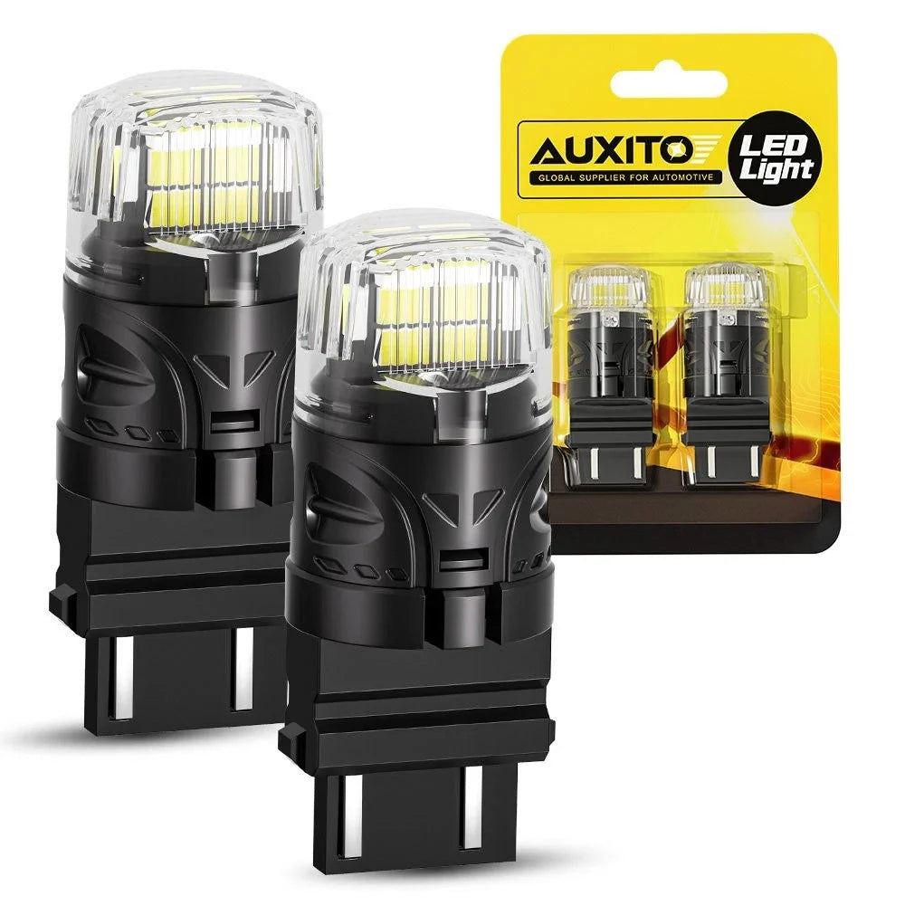 2X 3157 3156 16SMD LED Reverse Tail Brake Signal Light Bulb 6500K for