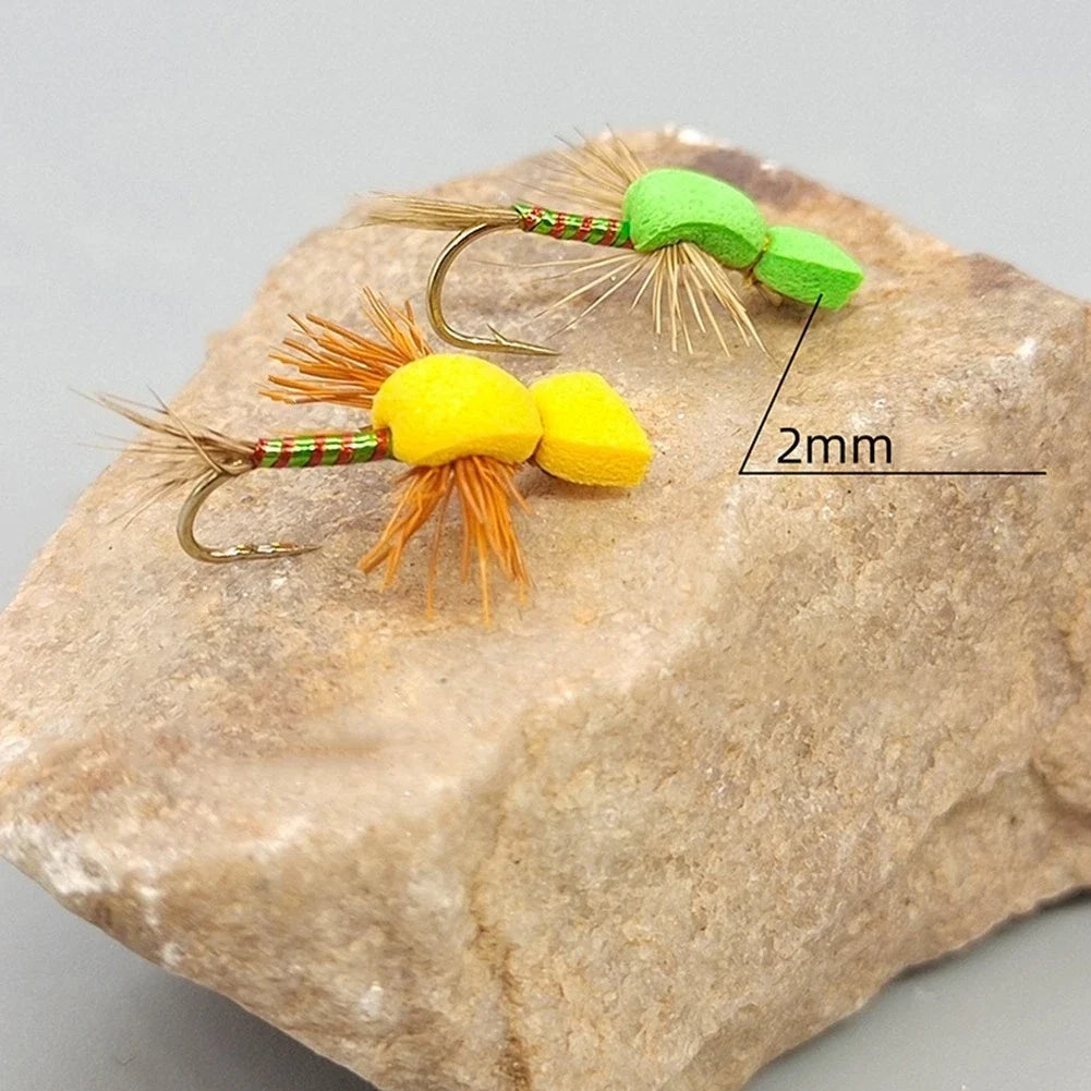 Pack of 5 Floating Dry Fly Baits for Fishing
