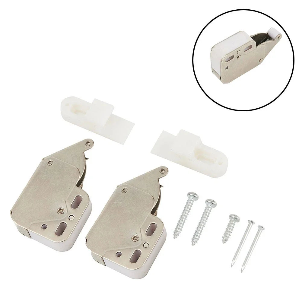 Snap Lock Tools Cupboard Lock for Boat Caravan (Cold Rolled Steel, Nylon)