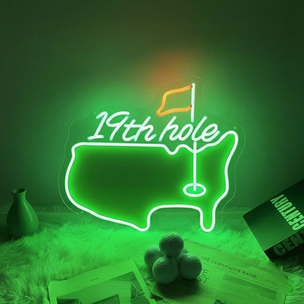 Golf LED Neon Sign (12.6" x 16.5") Green