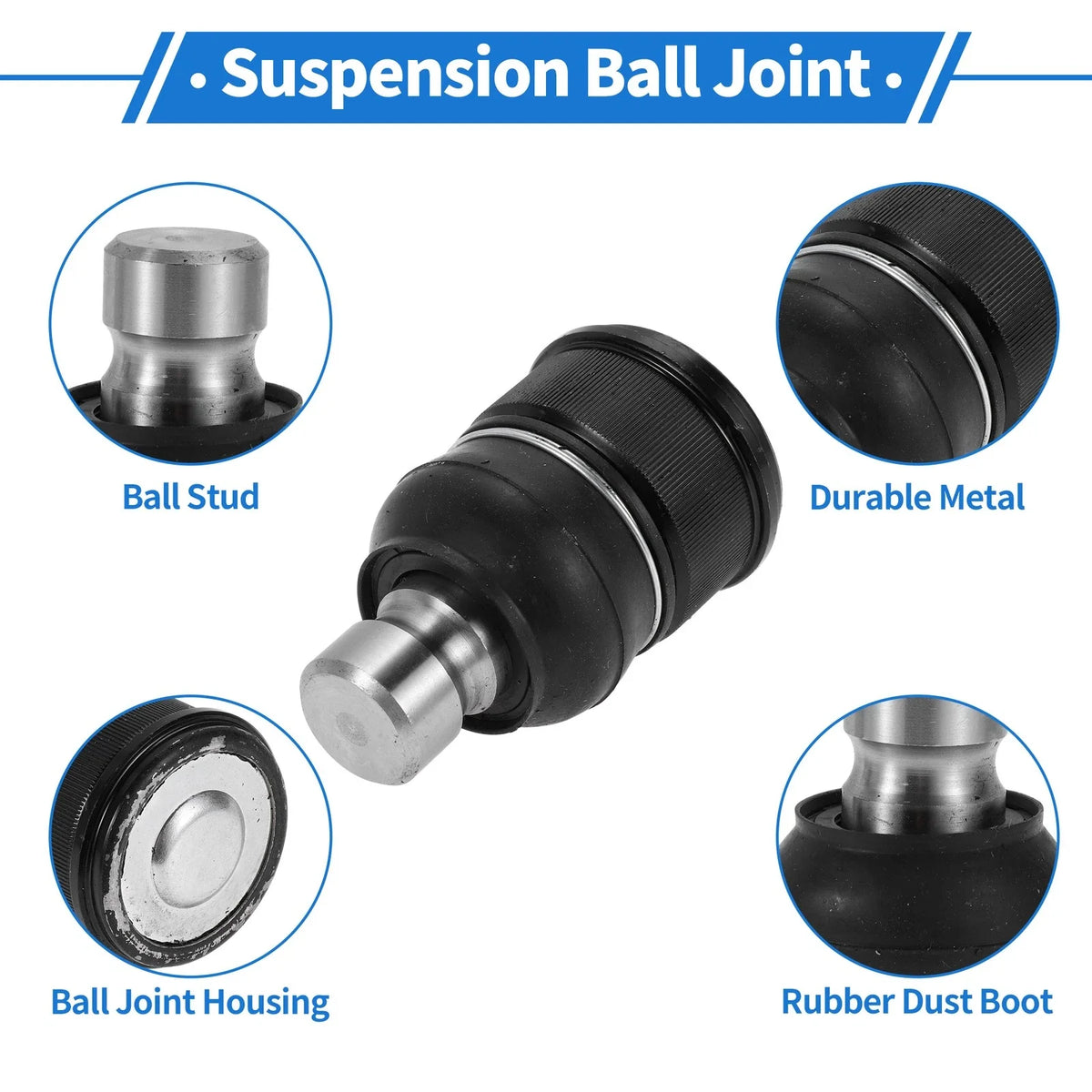 2X Front Lower Ball Joints for Ford Edge (2007–2014) K500205/7T4Z3079AL
