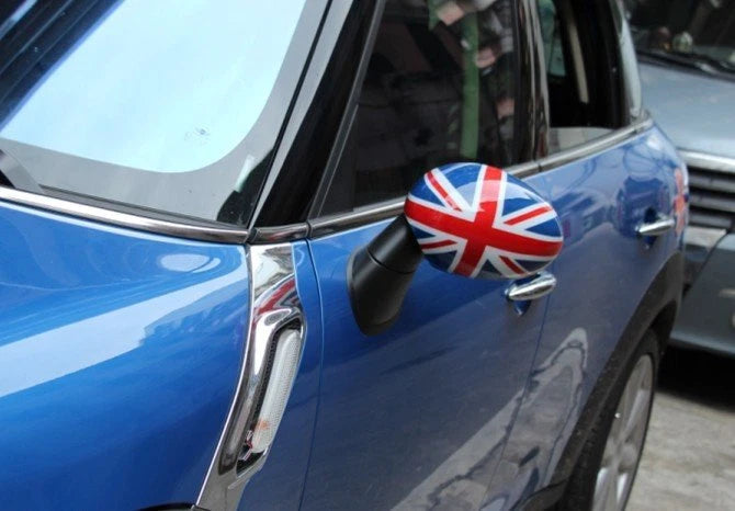 Set of 2 Side Mirror Caps for MINI Cooper Hardtop (2014–2015) C103-020-RED-BLU