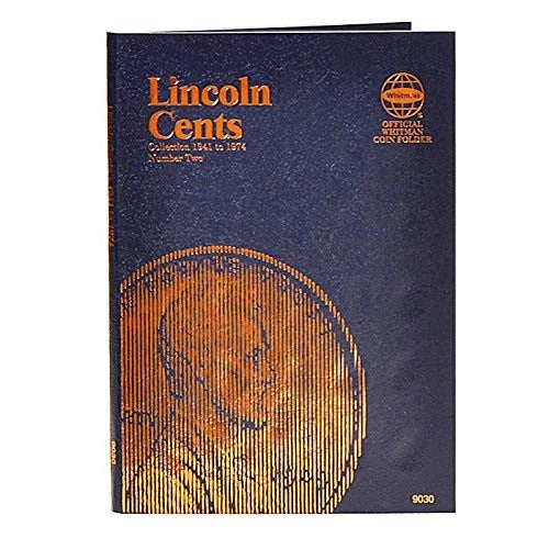 Whitman US Lincoln Cent Coin Holder for (7.125 x 7.625 inches)