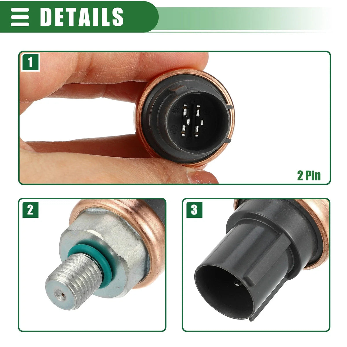 Fuel Oil Pressure Sensor for Honda CR-V (2002–2011) No. 56490PNA003