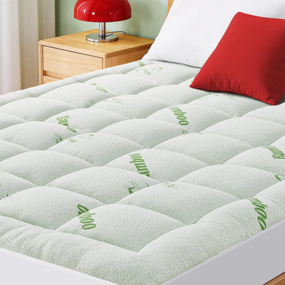 Cooling Pillow Top Mattress Pad for Queen Size (No Part Numbers)