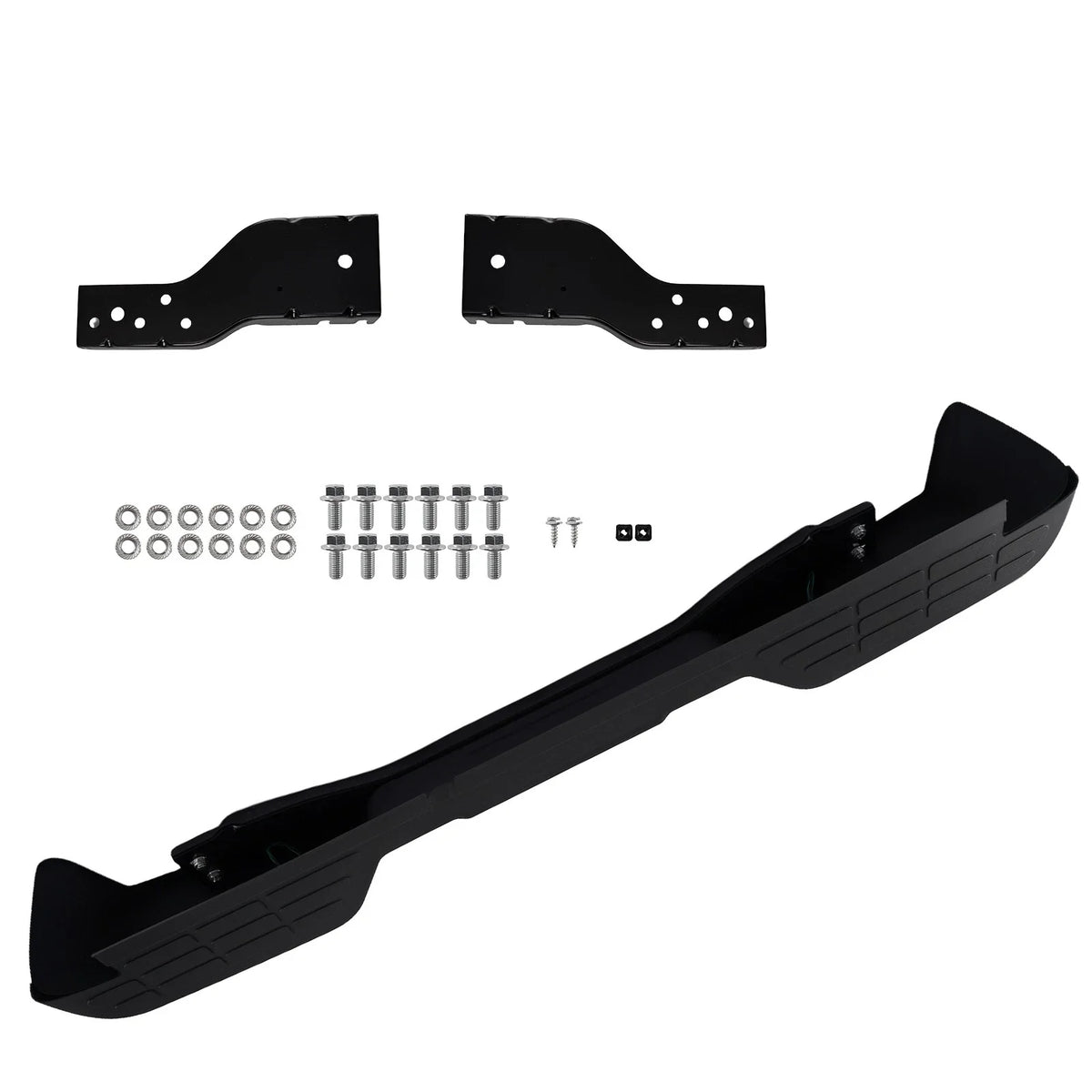 Rear Bumper for Chevy S10 GMC Sonoma Fleetside (1998–2004) Black Steel
