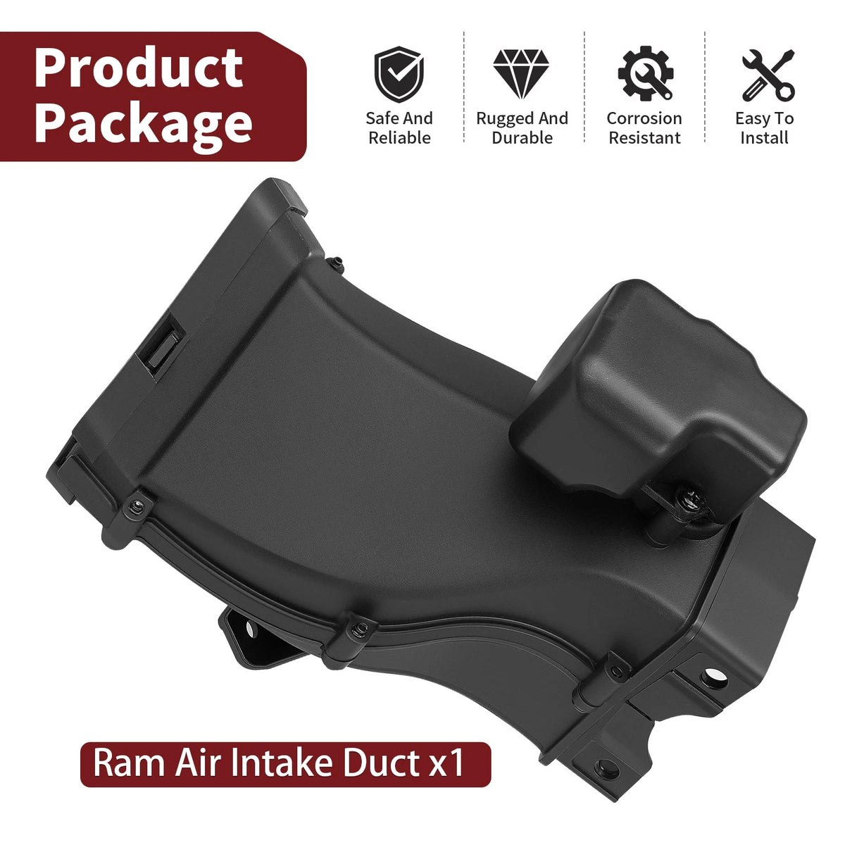 Ram Air Intake Duct for Kawasaki Ninja ZX-6R/6RR (2005–2006) 39045-0020, 39045-0011
