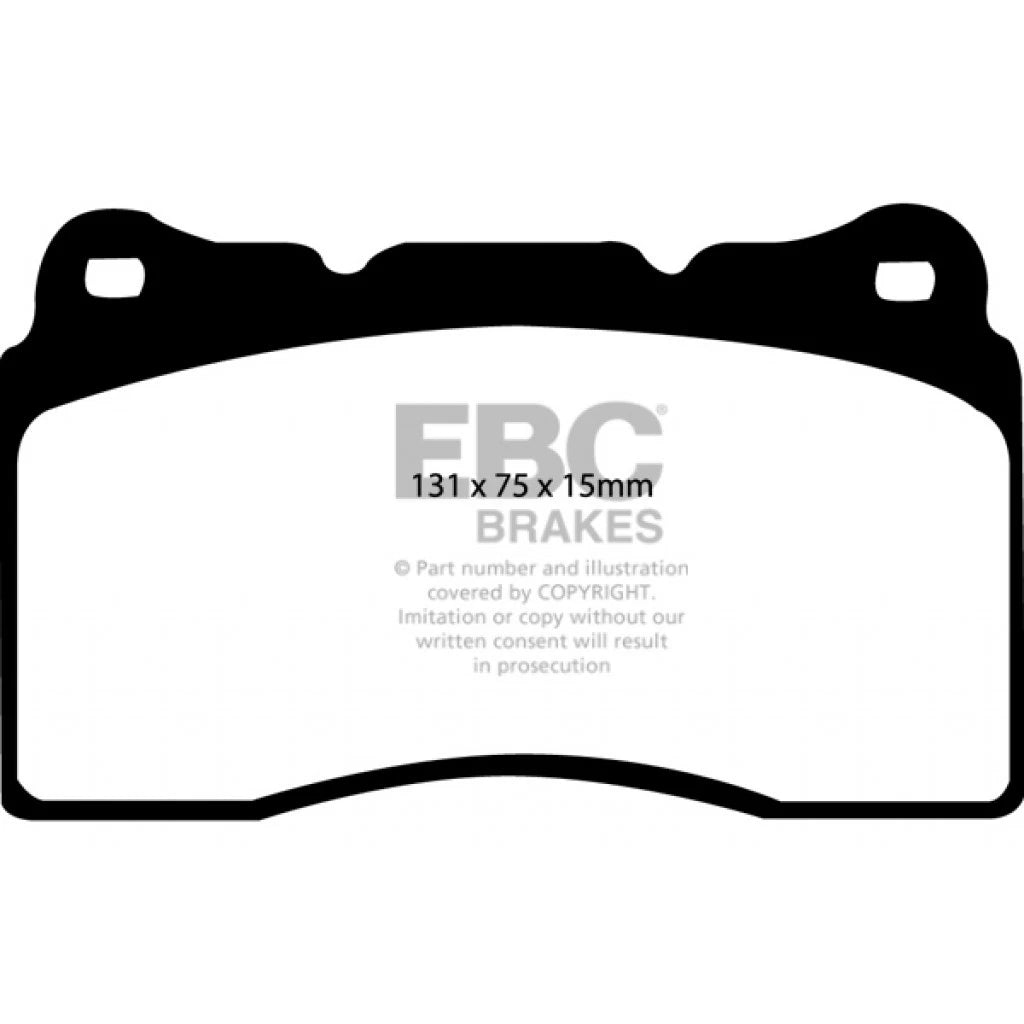 EBC Greenstuff Front Brake Pads for Volvo V70/S60 (2003–2007) TLX-ebcDP21210-CL360A71
