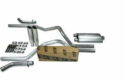 2.5" Dual Exhaust Kit for Chevy GMC 1500 (2019–2025) - Borla Pro XS, Clamp Tip