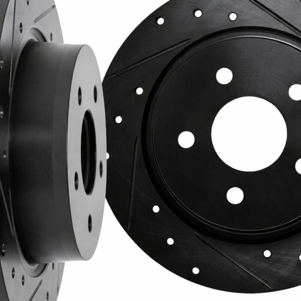 Rotor Set for Volvo XC60 (2018–2025) ALX-PAU-DF-8002-27044-CLA2, Slotted, Drilled