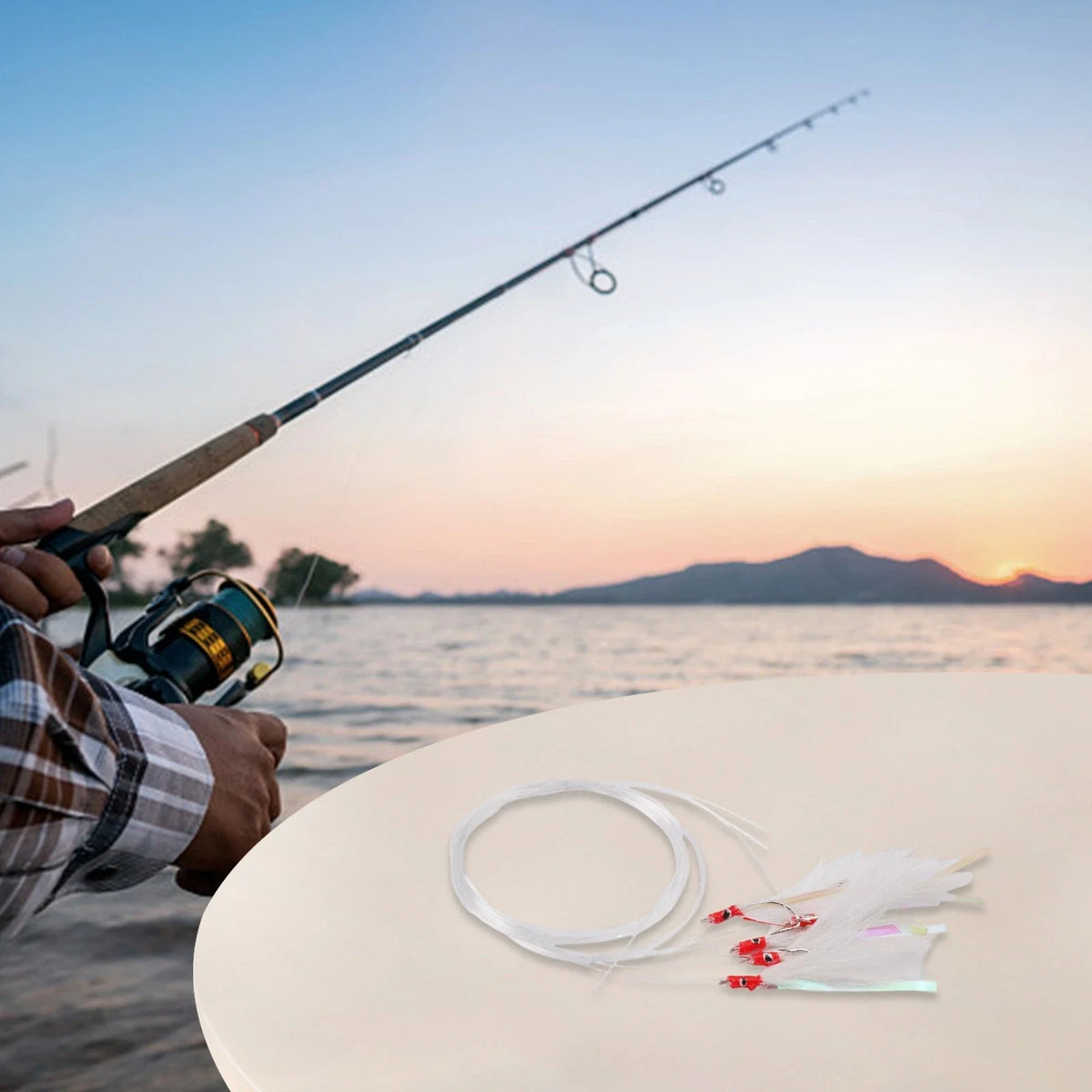 Set of 5 Sabiki Rig Hooks for Deep Sea Fishing
