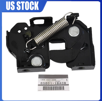 Left Driver Hood Lock Latch for Infiniti EX35 EX37 FX50 QX70 (2008–2017) 65601-1BA0B, 656011BA0B