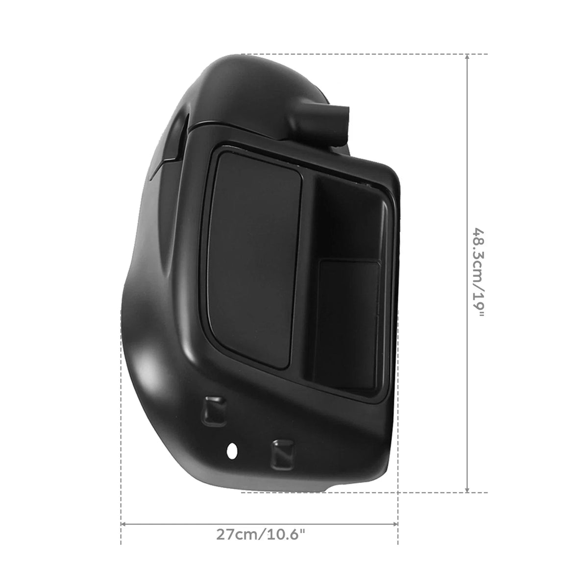 Matte Lower Vented Leg Fairing for Harley Touring Street Glide Ultra (2014–2023)