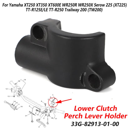 Lower Clutch Perch Lever Holder for Yamaha WR250R WR250X XT225 TT-R125E TT-R250 (33G-82913-01-00)