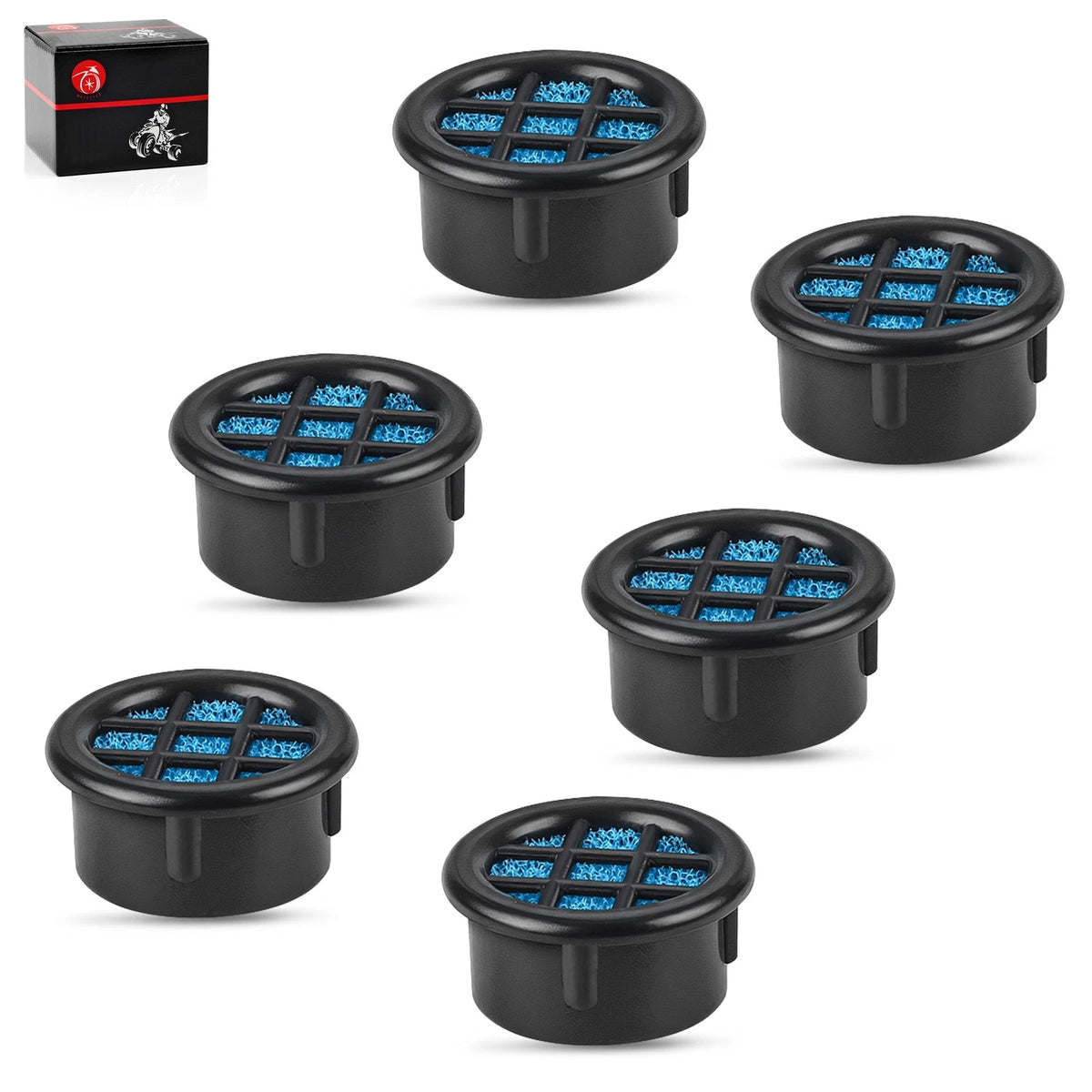 6X Air Filter Cover for ATV UTV Motorcycle (Fits )