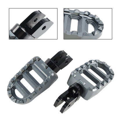 Front Footrests Foot Pegs for Moto Guzzi Stelvio/V100 Mandello/V7 850 (FP-359-Gray)