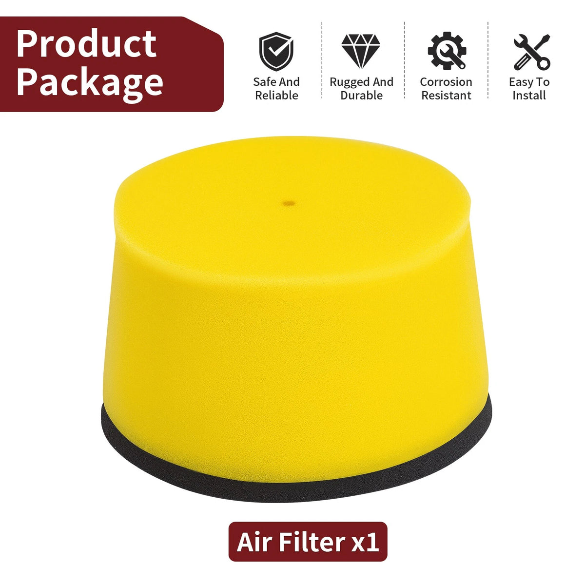 Air Filter Element for Suzuki Quadmaster 500 LTA500F (2000–2001) 13780-09F00