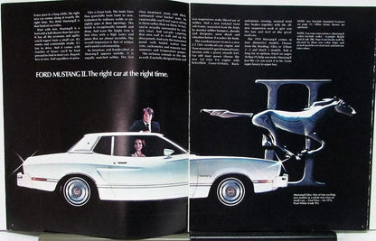 Sales Brochure for Ford Mustang II Ghia Hardtop (1974)