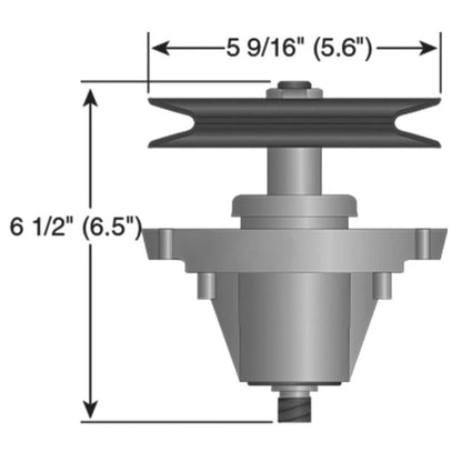 Set of 2 Deck Spindle for MTD Cub Cadet XT1-LT42 (42")