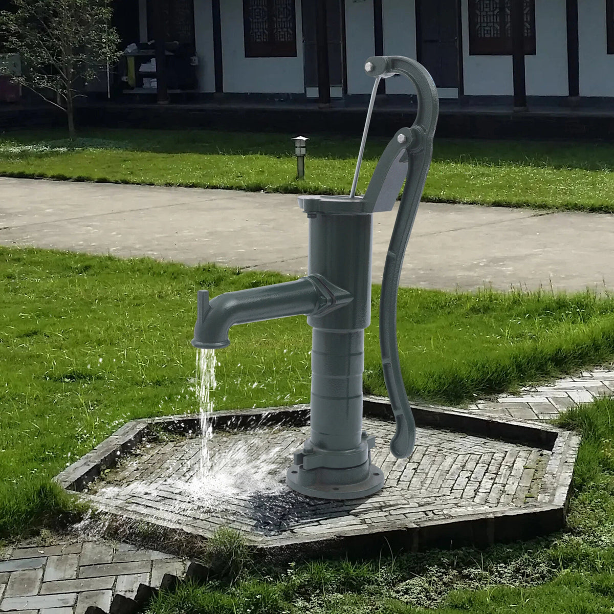 Hand Well Pump for Garden (Manual Deep Water Cast Iron)