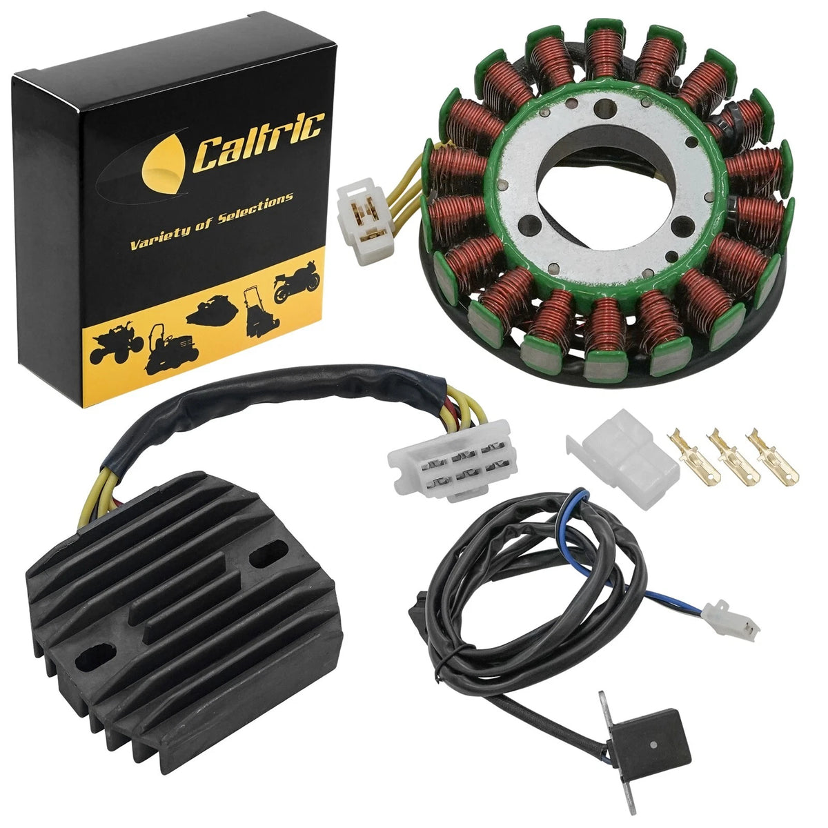 Stator & Regulator for Kawasaki Ninja 250R EX250 (1988–2007) ST346+RR112, 21003-1154