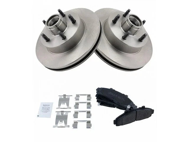 Front Brake Pad and Rotor Kit for Mazda B4000 (1998–1999) RR244YS