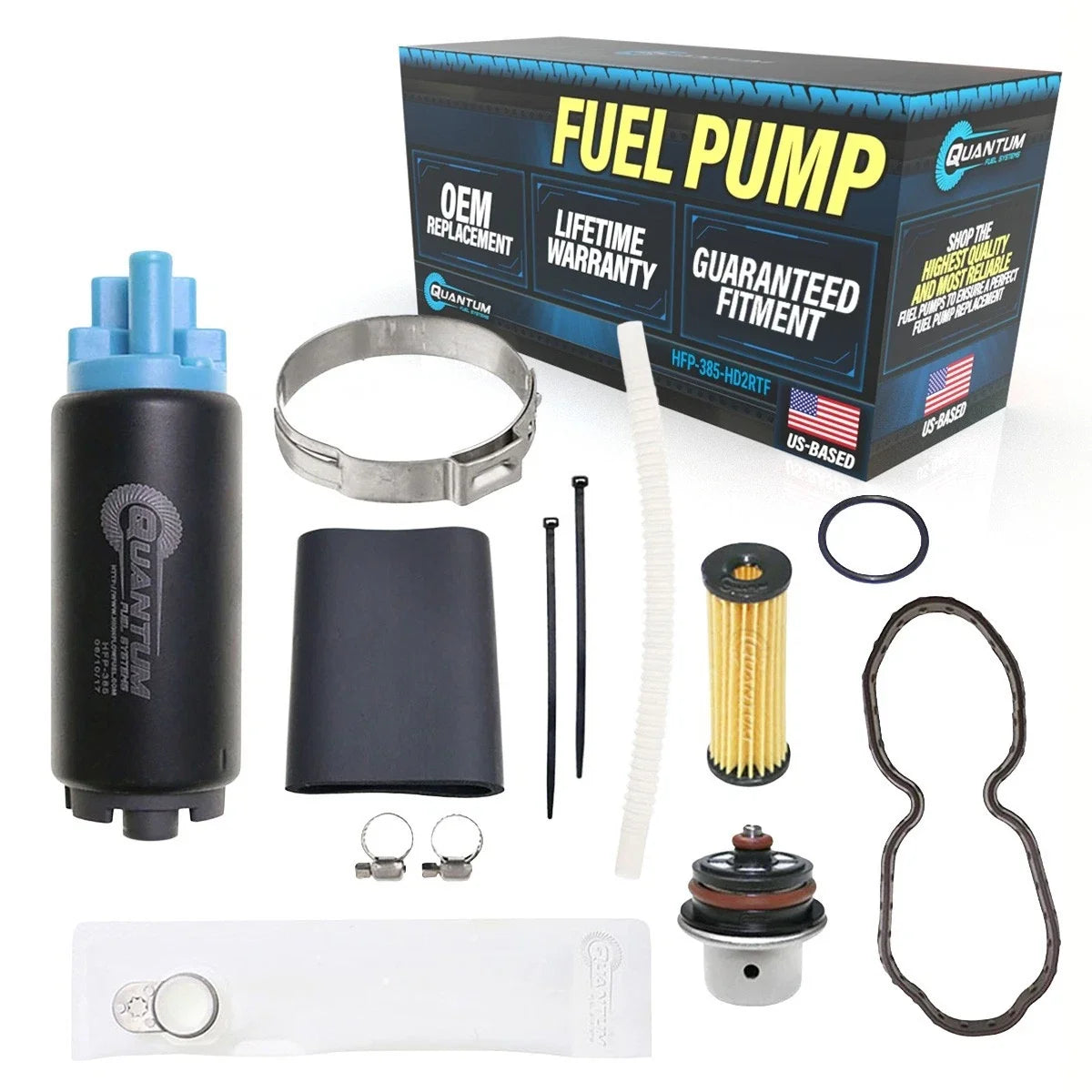 QFS EFI Fuel Pump + Filter Set for Harley-Davidson XL 1200/883 (2007–2020)