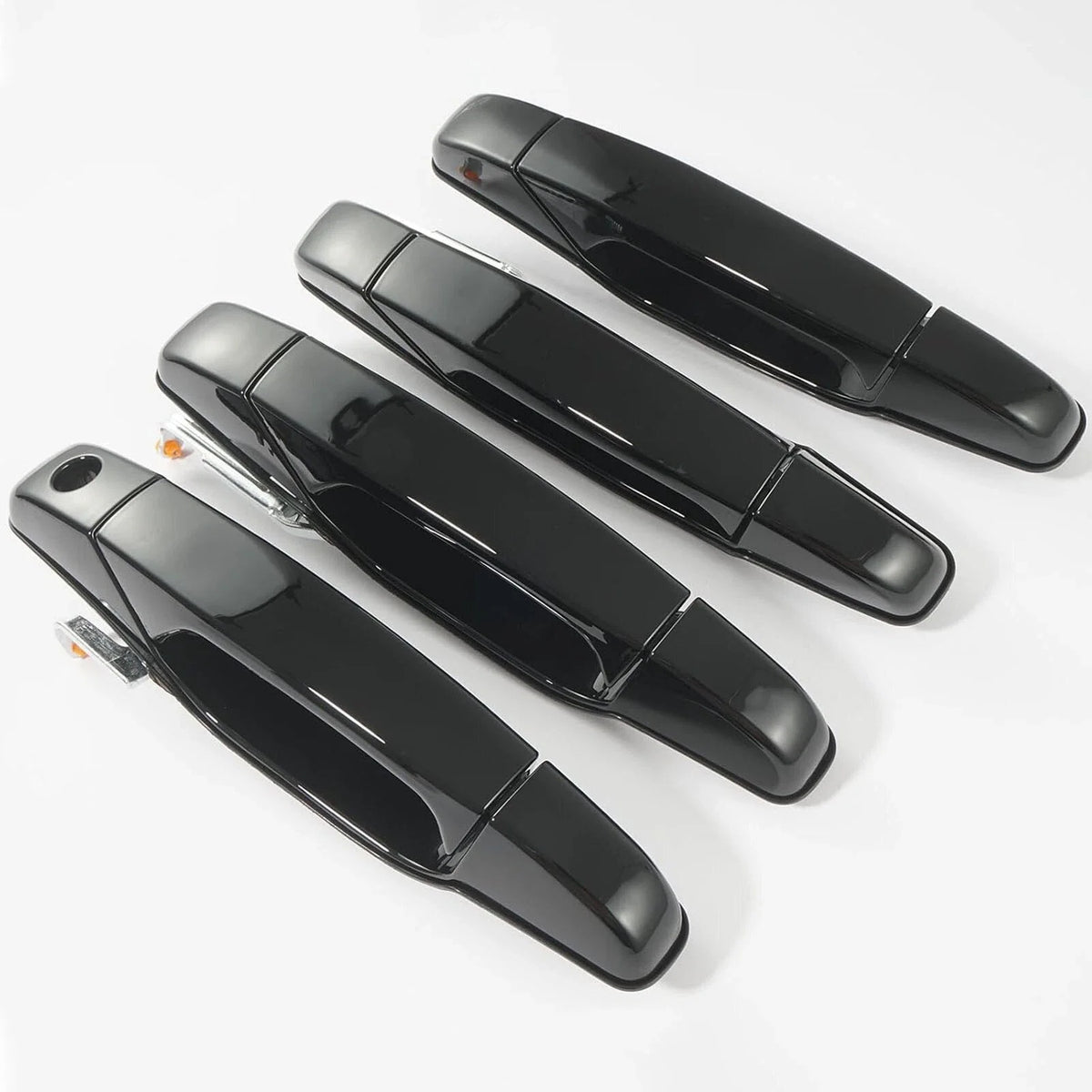 Set of 4 Black Door Handles for Escalade, Silverado 1500, Suburban (2009–2013)
