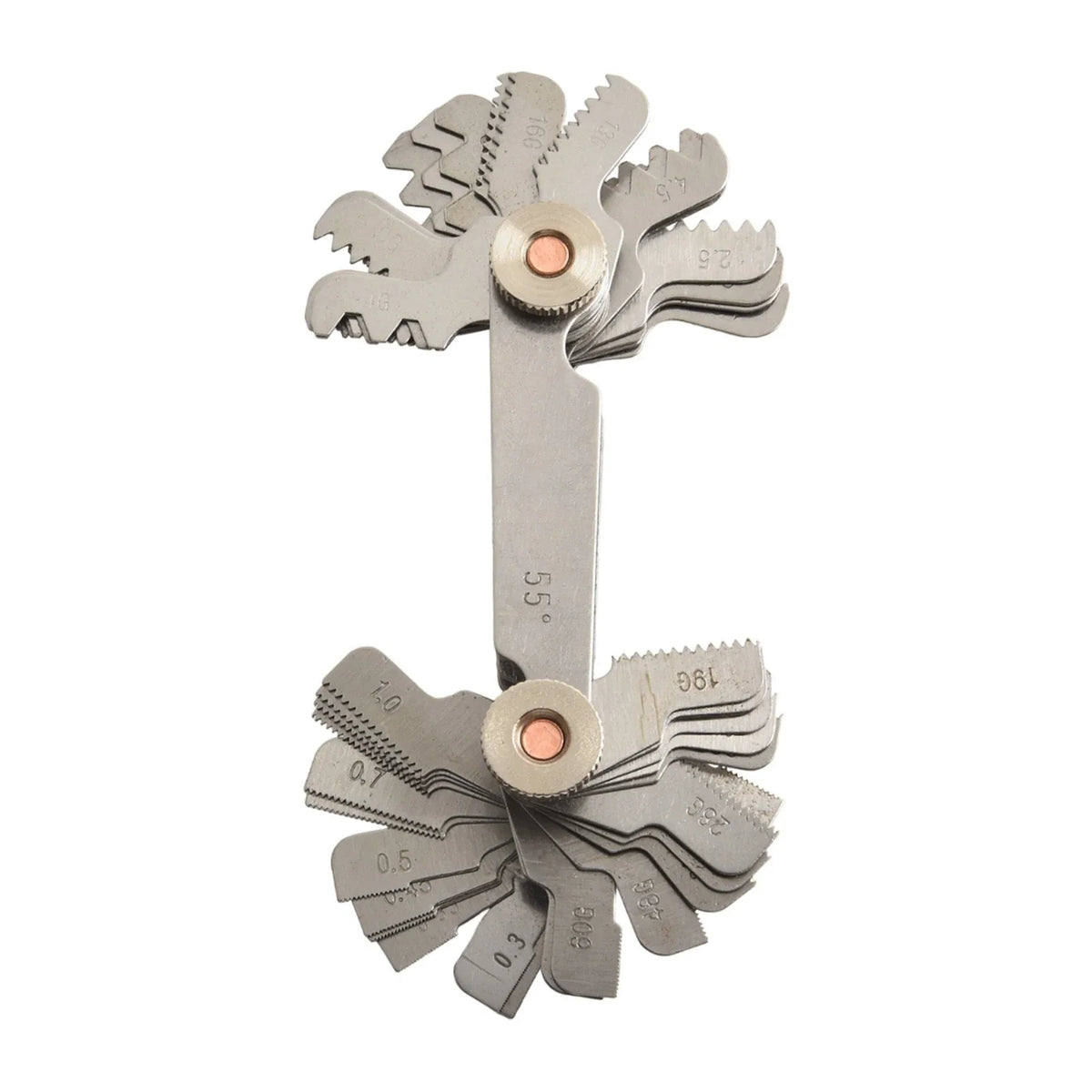 Stainless Steel Thread Gauge for Mechanics and Engineers (52 Sheets)