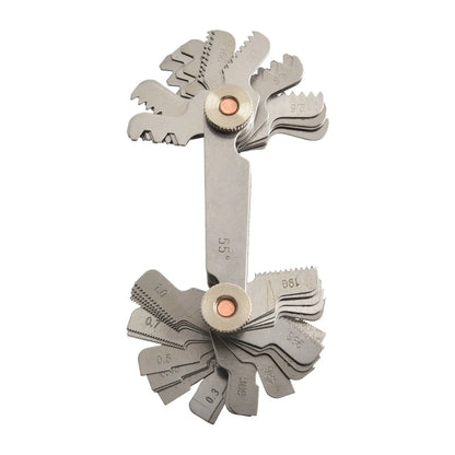 Stainless Steel Thread Gauge for Mechanics and Engineers (52 Sheets)