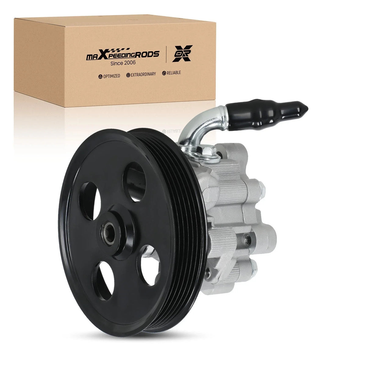 Power Steering Pump w/ Pulley for Dodge Caravan Chrysler Town & Country (2001–2007)