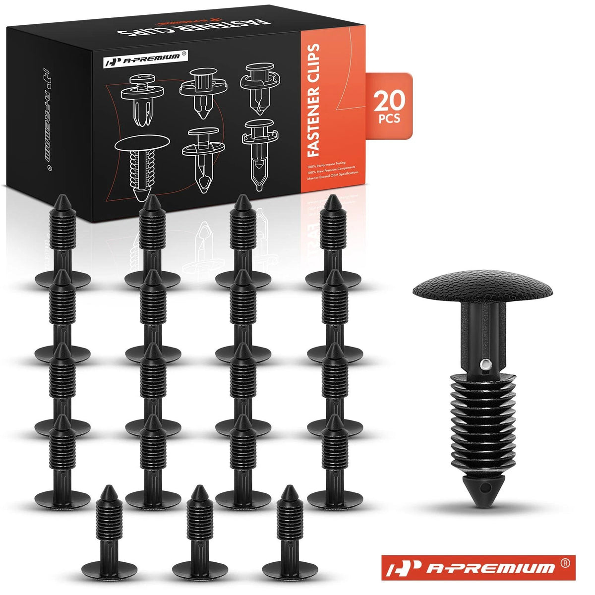 Set of 20 Cover Retainer Clips for Ford F-150 (2004–2014) W710312-S300, 20761