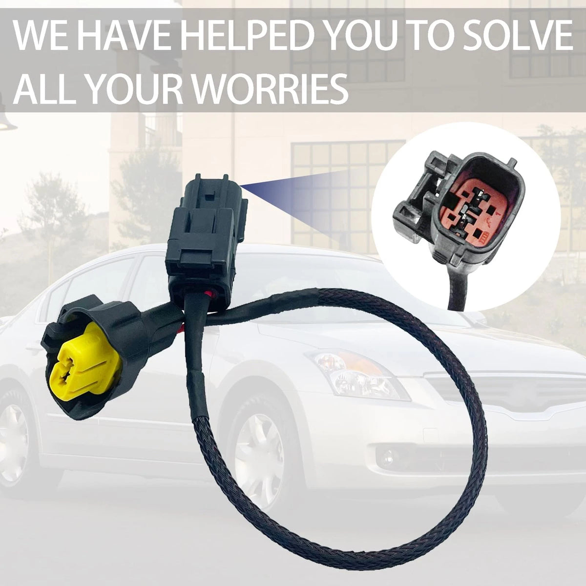 2Pcs Headlight Wiring Harness Socket Adapter for