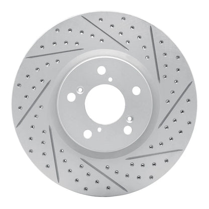 Brake Rotor Set for Acura RLX (2014) ALX-PAU-DF-830-59053R-CLA1, Drilled & Slotted