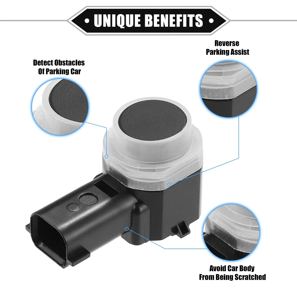 PDC Rear Reverse Parking Assist Sensor DA8Z15K859A for Ford Explorer (2011–2015)