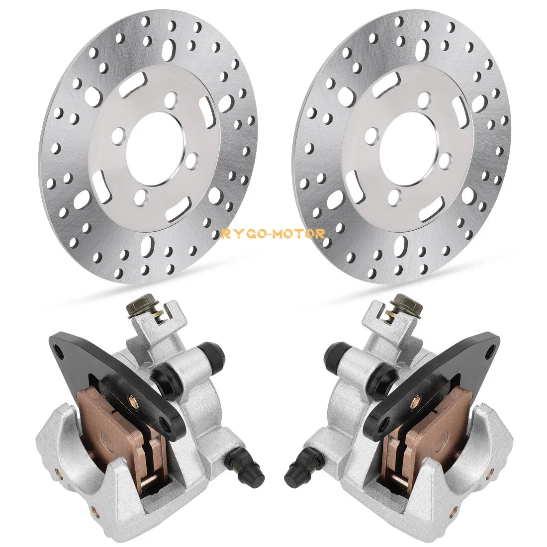 Front Brake Calipers & Disc Rotors for Yamaha Wolverine 350 (1995–2005)