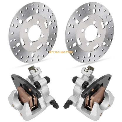 Front Brake Calipers & Disc Rotors for Yamaha Wolverine 350 (1995–2005)