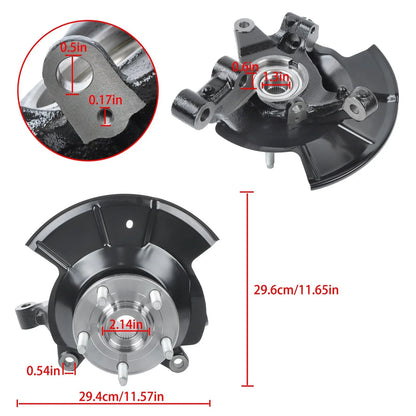 Steering Knuckle Wheel Bearing Hub Assembly for Ford Edge (2011–2014)