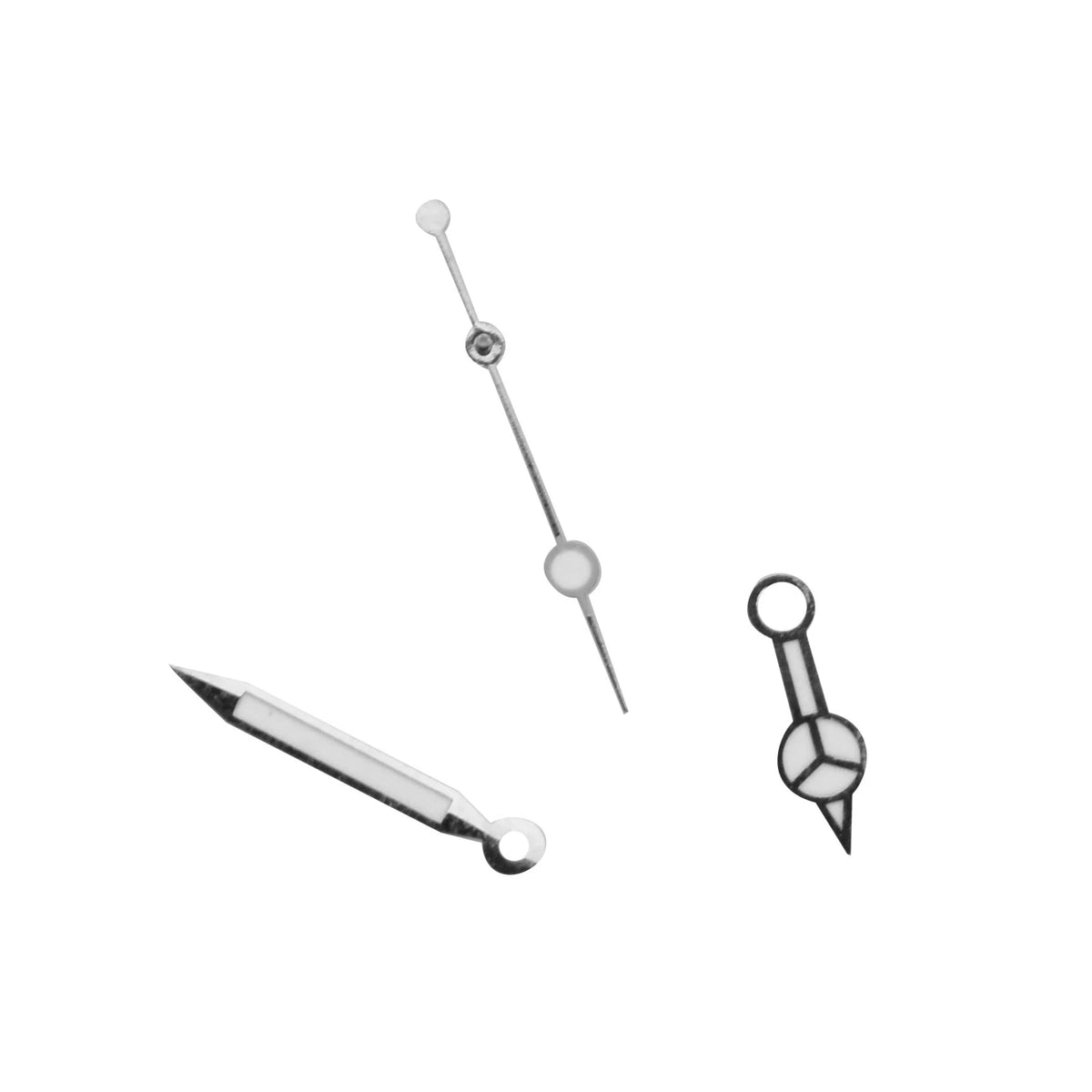 Silver Plated Watch Hands Kit for ETA 2824 Tudor Submariner D