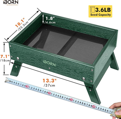 3.6LB Platform Bird Feeder - Attracts Birds, Safe for Home