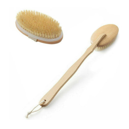 Long-Handled Bath Shower Body Back Scrubber Brush for Spa Use