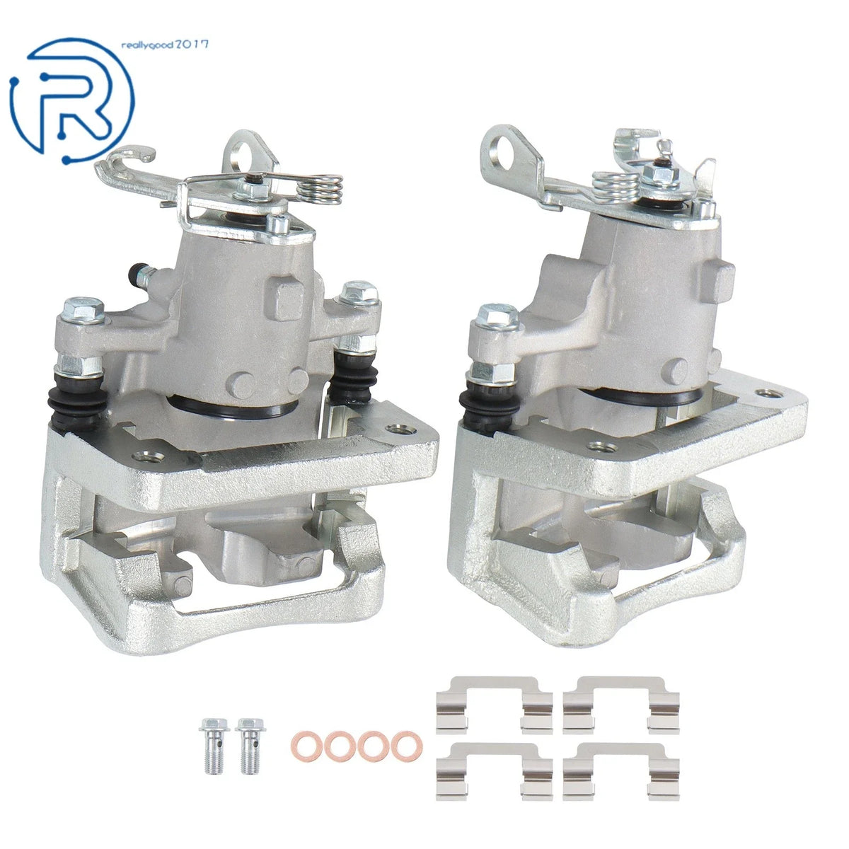 Set of 2 Rear Brake Calipers for Buick LaCrosse Allure (2010–2011) 3.0L V6
