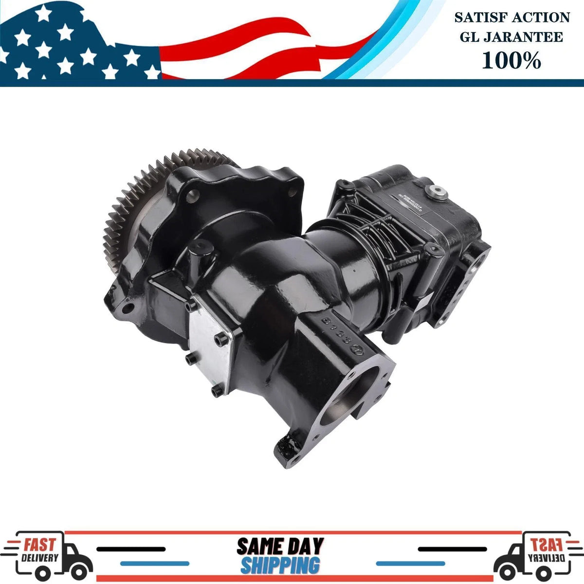 Air Brake Compressor for Detroit Diesel Series 60 (1992–2007)