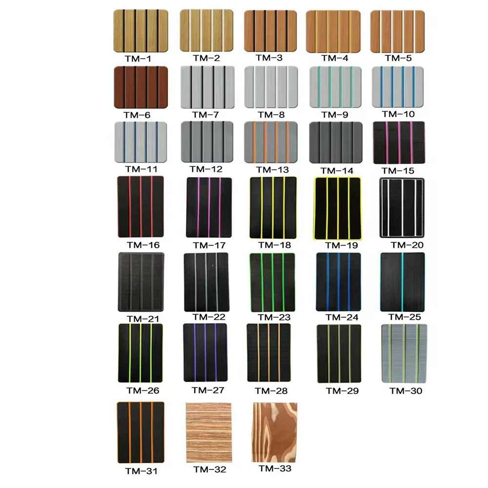 EVA Faux Foam Adhesive Teak Deck Floor Pad Samples for Jet Ski Boat