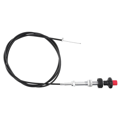 Adjustable Lock Control Cable with Black Knob for