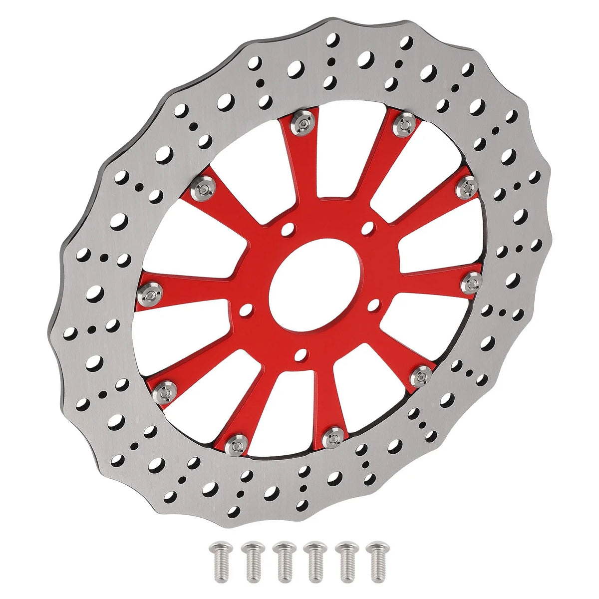 Floating Front Brake Rotor Disc for Harley-Davidson Dyna (2006–2017) & Sportster (2014–2024)