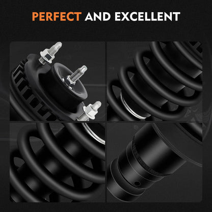 2 Complete Struts Springs w/ Mount & 2 Shocks for Chevrolet Trailblazer (2002–2009)