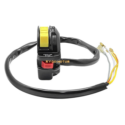 Left Handlebar Kill Stop Headlight Switch for Suzuki Quadrunner 185 (1985–1988)