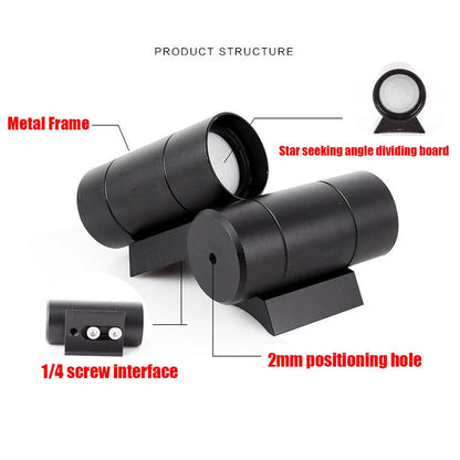 Telescope Solar Finder Scope & Base for Solar Eclipse Observation